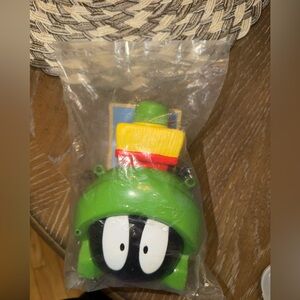 1996 Warner Bros. Marvin the Martian Water Canteen Bottle w/ Strap NWTinBag